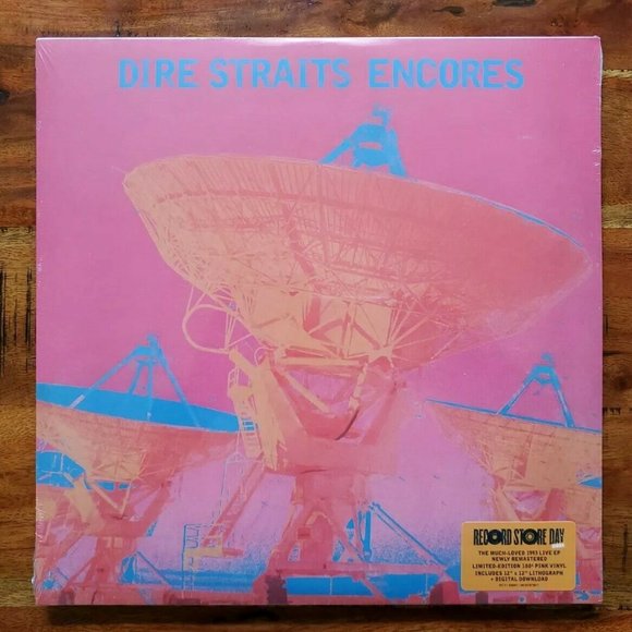 Dire Straits Encores EP ~ RSD 2021 ~ 180g Pink Vinyl + Litho ~ New/Sealed! - Picture 1 of 3
